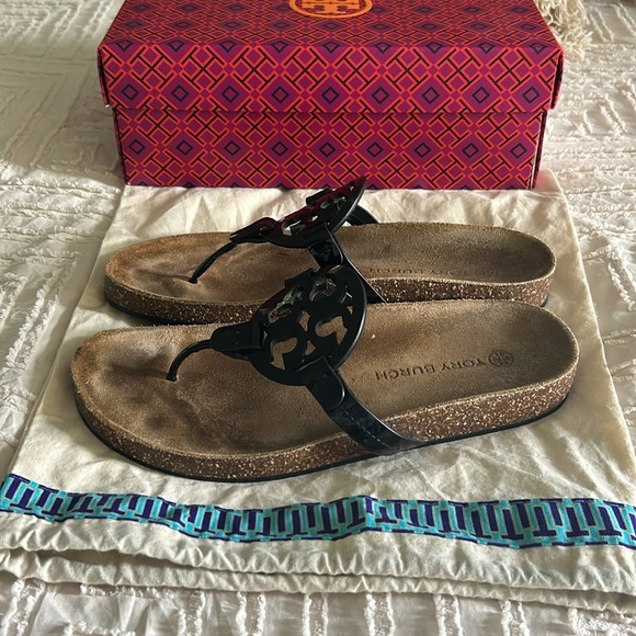 Tory Burch Miller Cloud Perfect black 9.5 - Picture 3 of 8